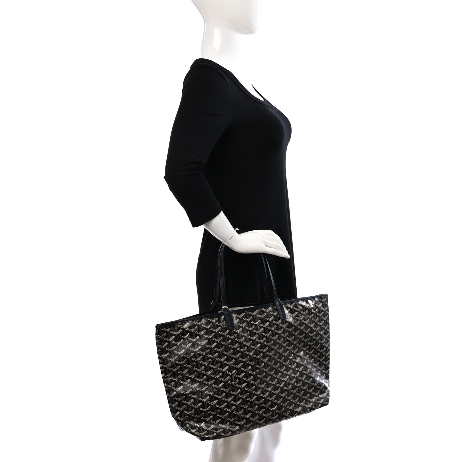 Goyard Goyardine Saint Louis PM Black 3 of 10