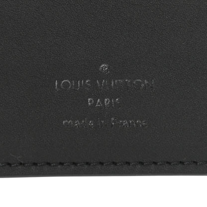 Louis Vuitton Calfskin Monogram Shadow Multiple Wallet Black 6 of 7
