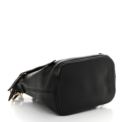 Chloe Suede Calfskin Mini Faye Backpack Black 3 of 11