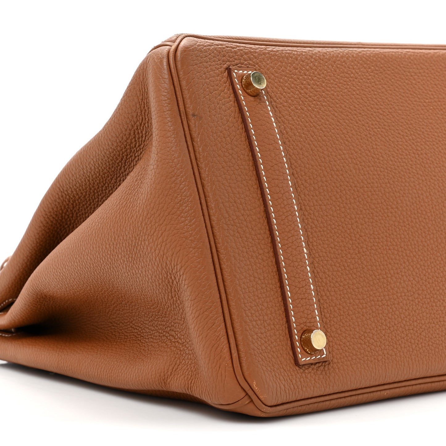 Togo Verso Birkin 35 Gold Geranium