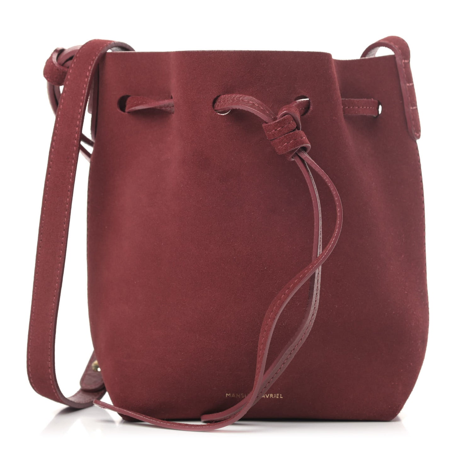 Suede Bucket Bag Rococo