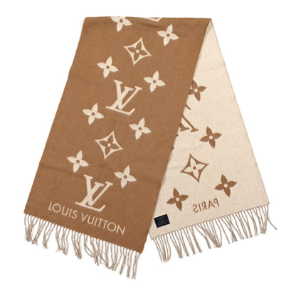 Louis Vuitton Cashmere Monogram Reykjavik Scarf Sand 2 of 3