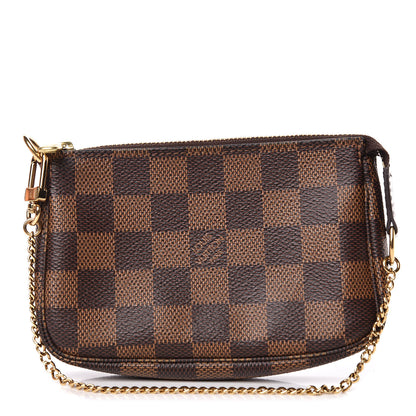 Louis Vuitton Damier Ebene Mini Pochette Accessories 1 of 8