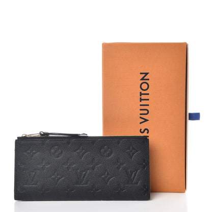 Louis Vuitton Empreinte Adele Wallet Black 9 of 9