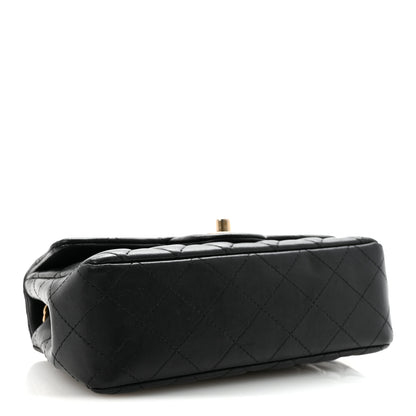 Chanel Lambskin Quilted Mini Rectangular Flap Black 4 of 10