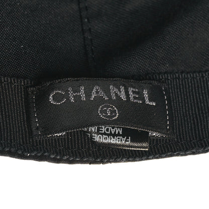 Chanel Cotton CC Cap Hat Black 8 of 9