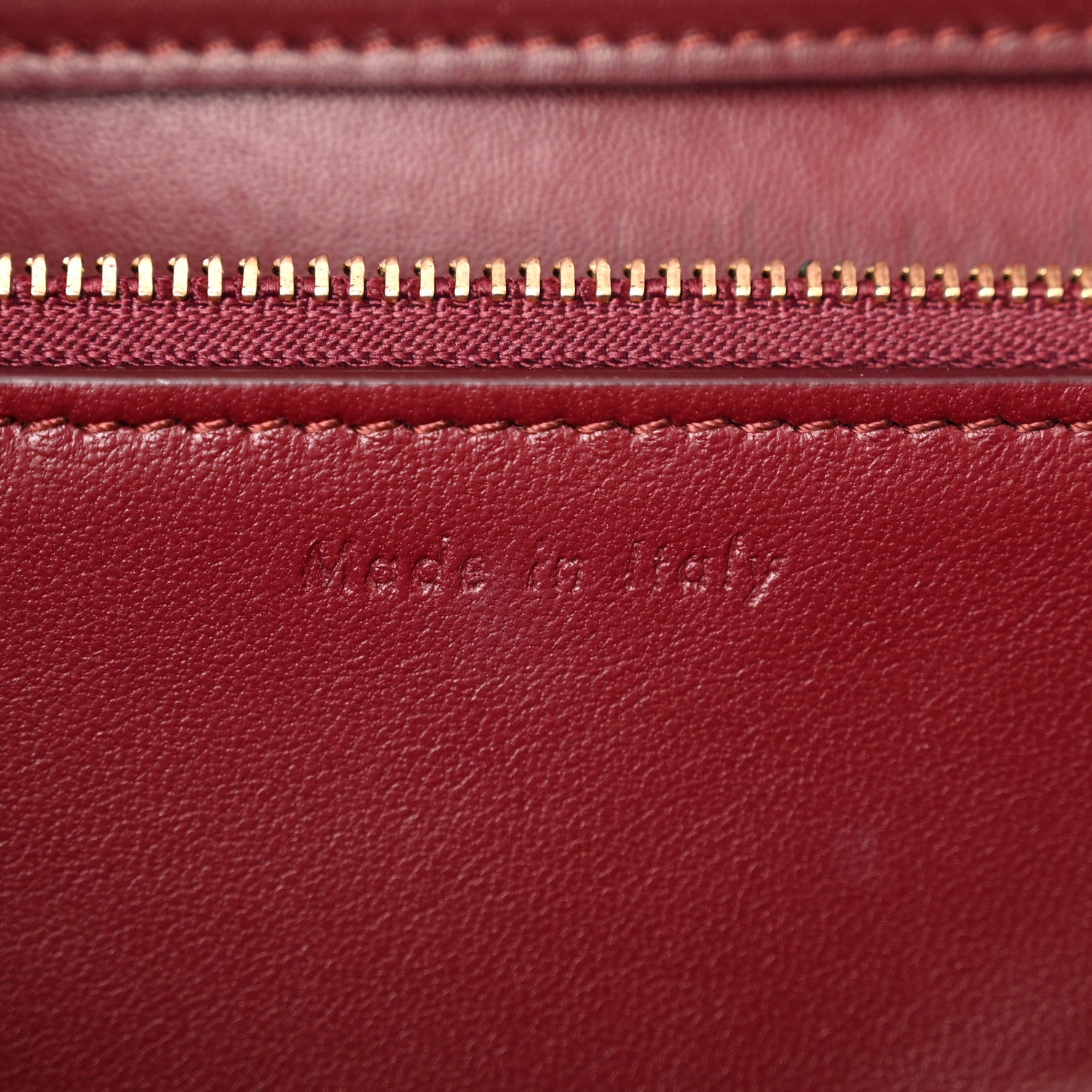 Celine Box Calfskin Medium Classic Box Flap Bag Burgundy 6 of 21