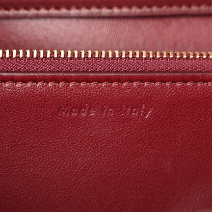 Celine Box Calfskin Medium Classic Box Flap Bag Burgundy 6 of 21