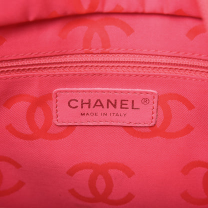 Chanel Calfskin Quilted Large Cambon Tote White Black 6 of 13