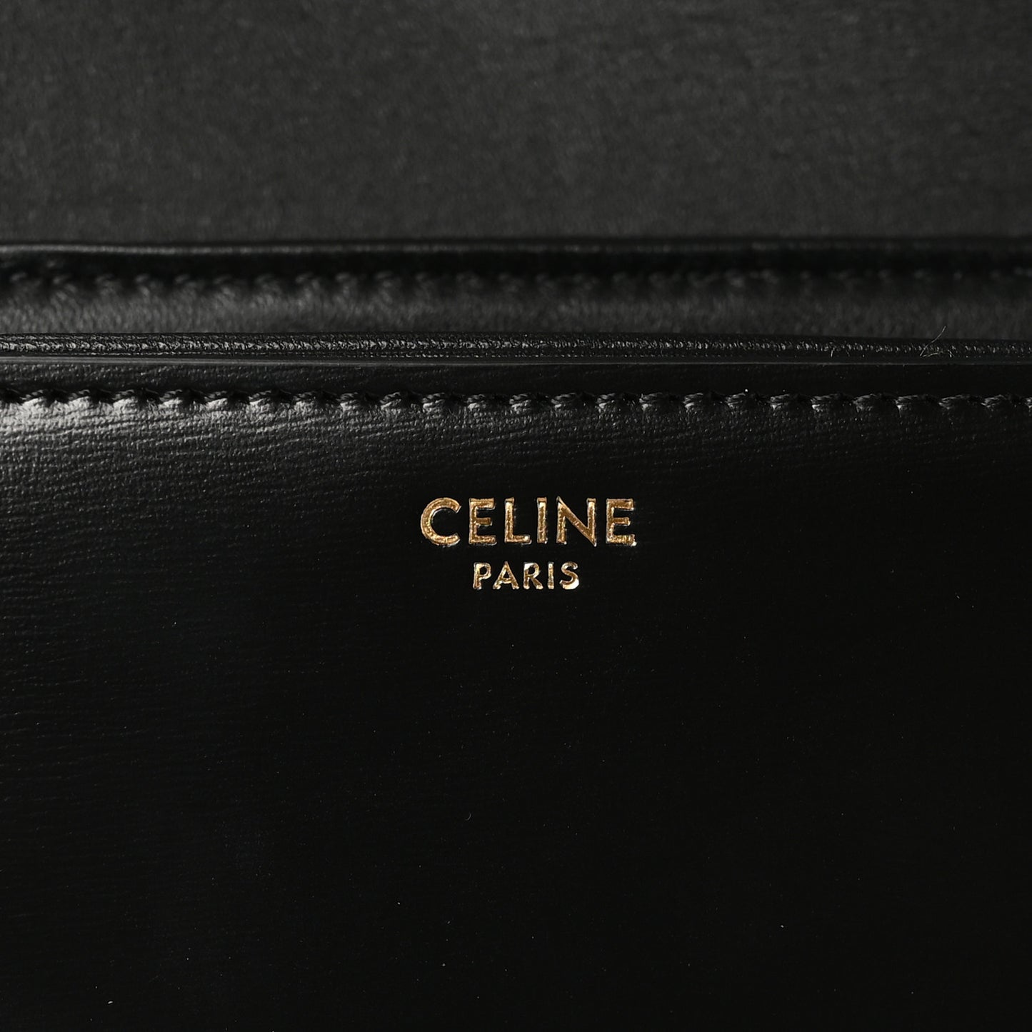 Shiny Calfskin Teen Triomphe Black