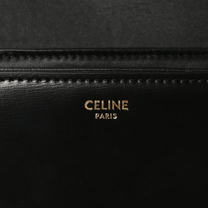 Celine Shiny Calfskin Teen Triomphe Black 6 of 9