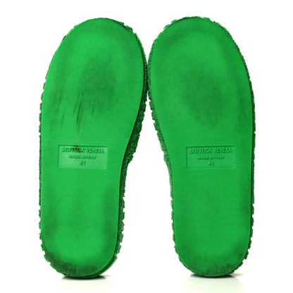 Bottega Veneta Geometric Sponge Slides Sandals 41 Grass 5 of 6