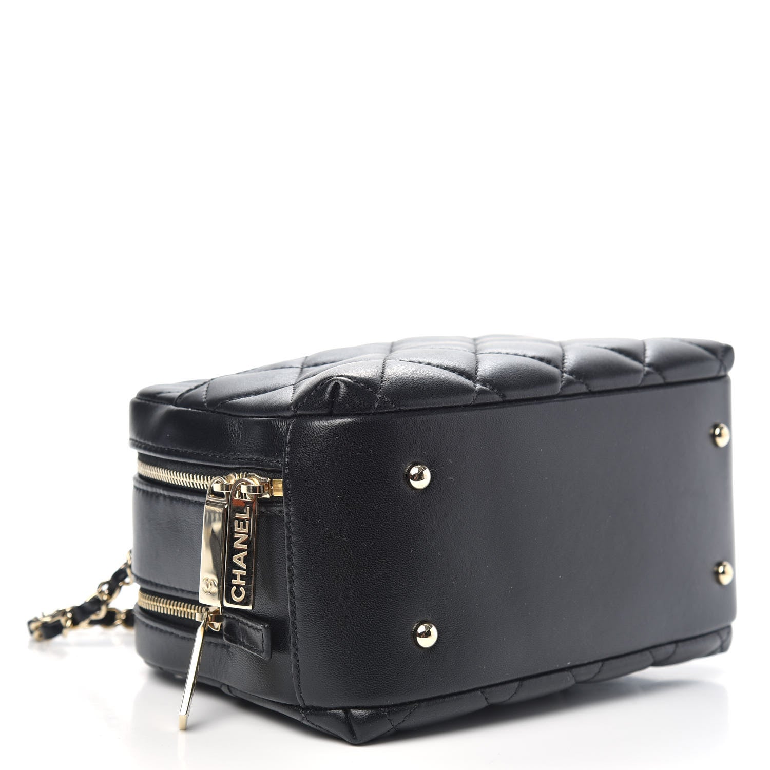 Chanel Lambskin Quilted Small Trendy CC Bowling Bag Black 4 of 11