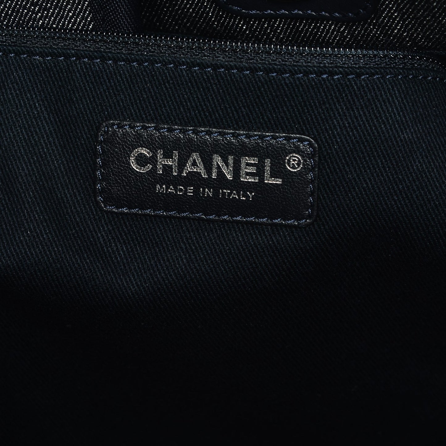 Canvas Large Deauville Tote Dark Blue