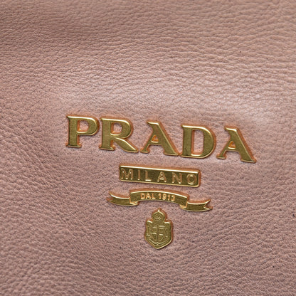 Prada Glace Calf Shoulder Bag Fumo Sfumato 6 of 14