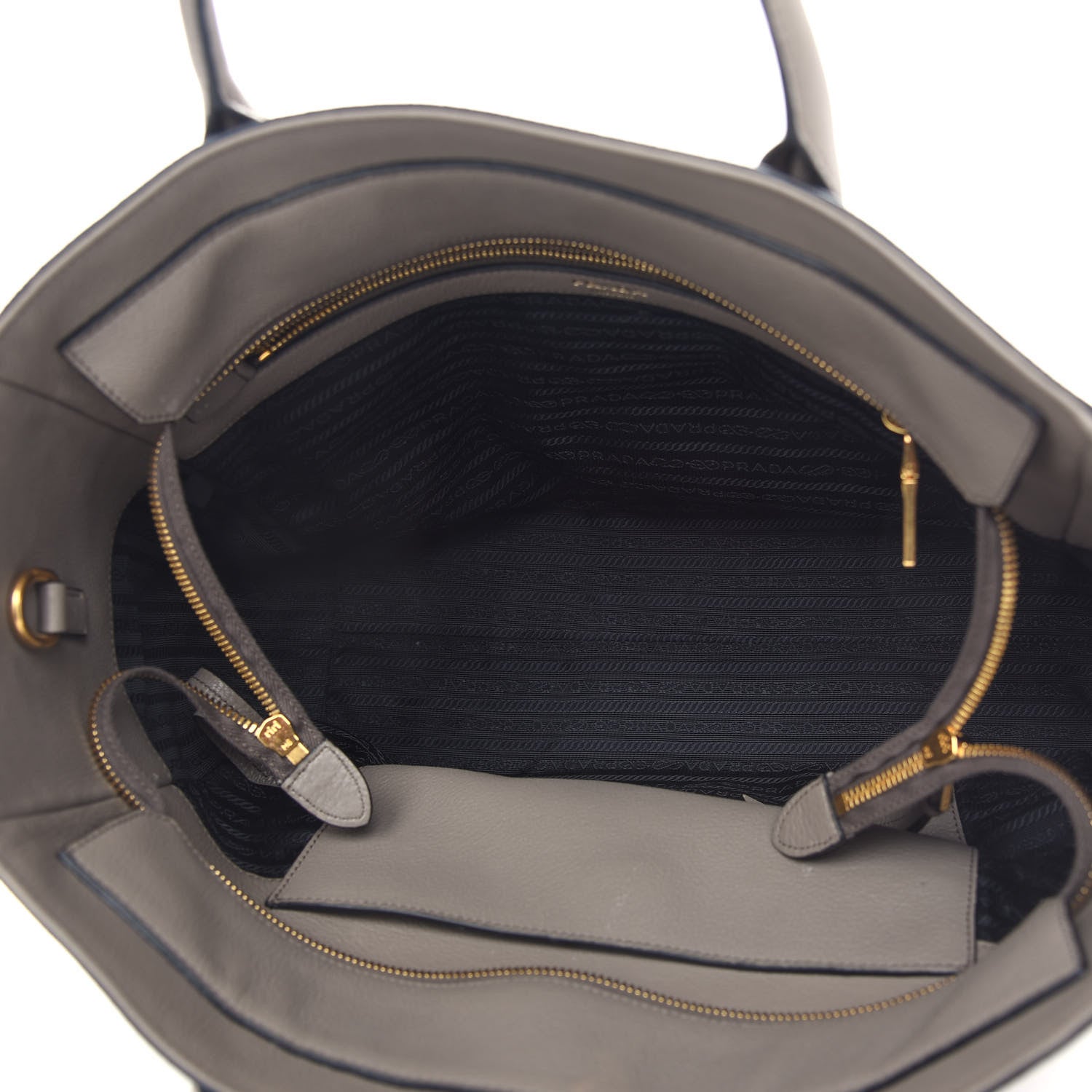 Prada Vitello Daino Tote Argilla 5 of 11