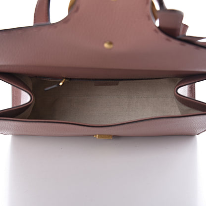Gucci Calfskin Small GG Marmont Top Handle Bag Rosy Phard 6 of 11
