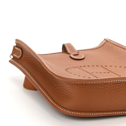 Hermes Taurillon Clemence Evelyne TPM Gold 9 of 11