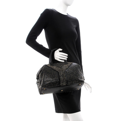 Saint Laurent Calfskin Studded Sac Y Rock Black 2 of 8