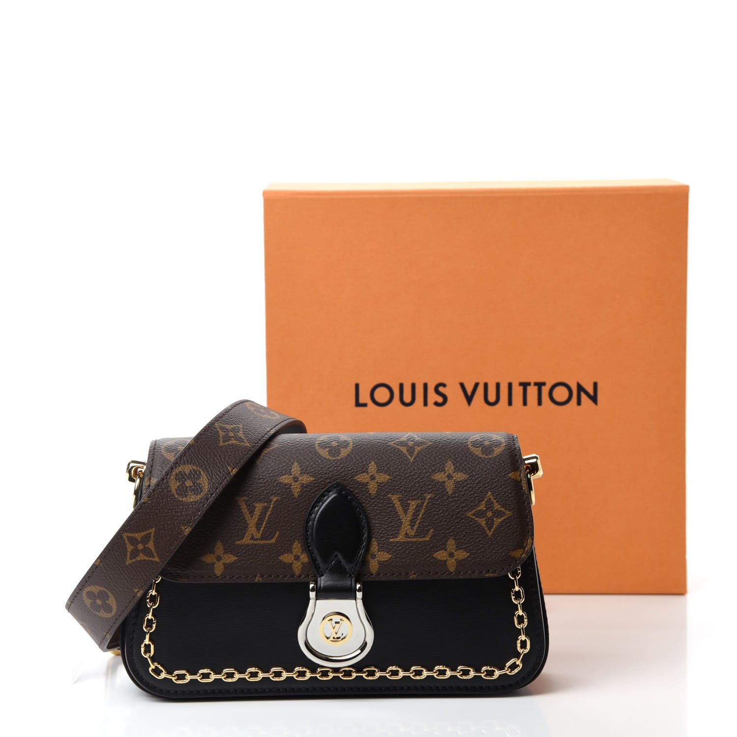Louis Vuitton Monogram Neo Saint Cloud Black 717145 – FASHIONPHILE