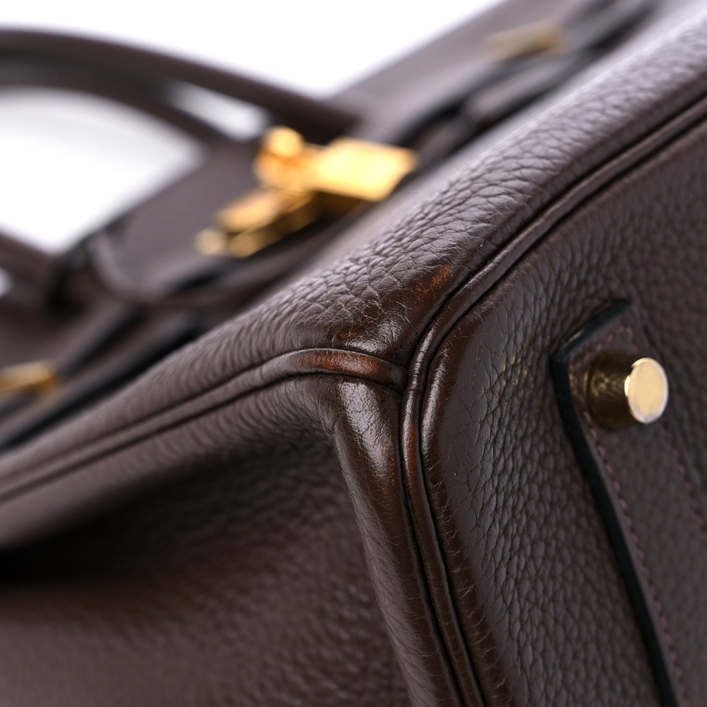 Taurillon Clemence Birkin 35 Chocolate