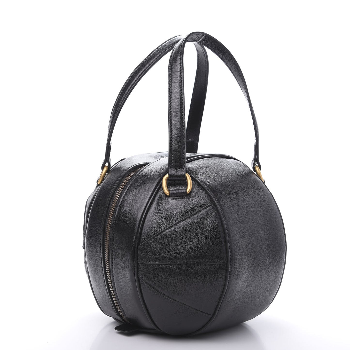 Piuma Lux Energy Tifosa Basketball Shaped Shoulder Bag Black