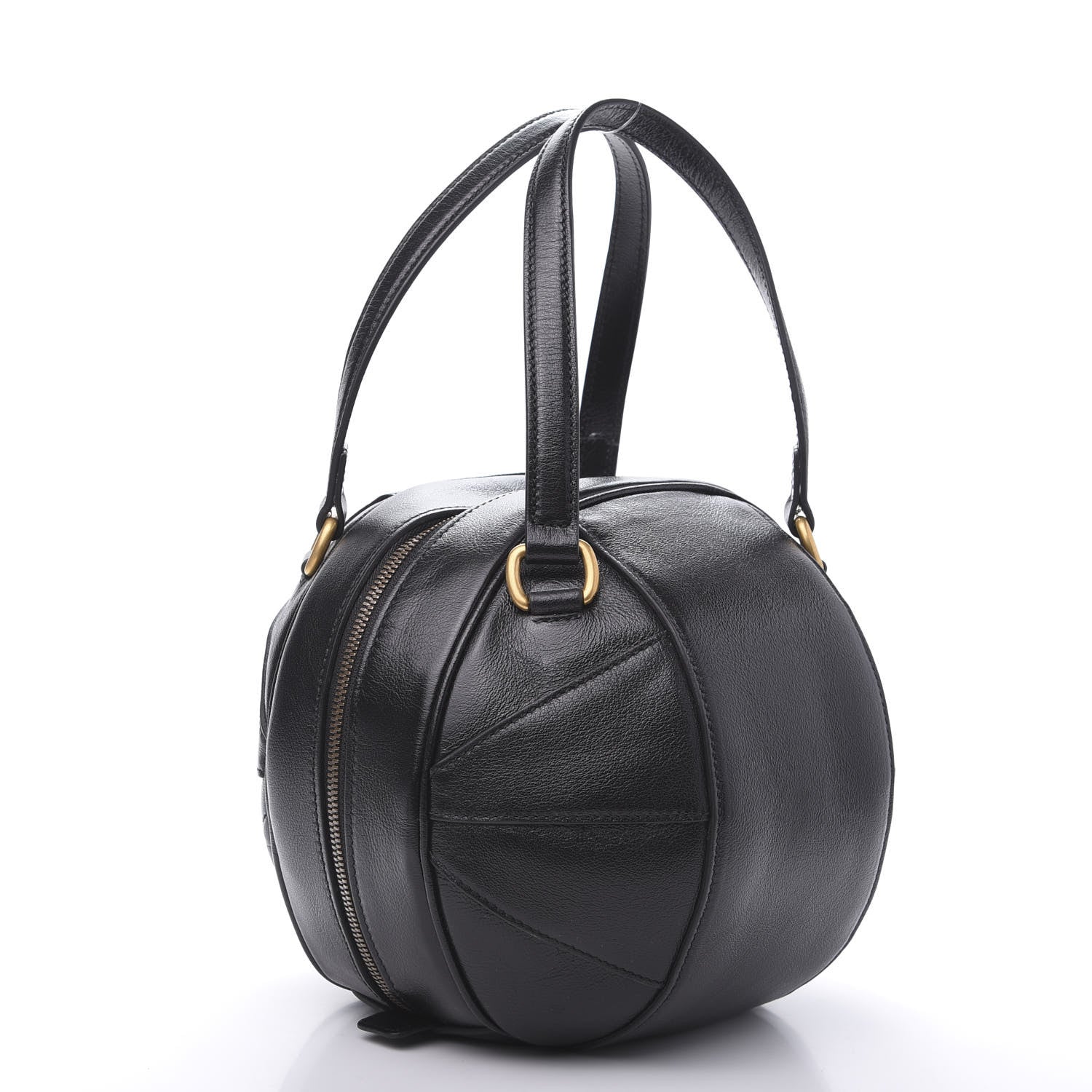 Gucci Piuma Lux Energy Tifosa Basketball Shaped Shoulder Bag Black 3 of 9