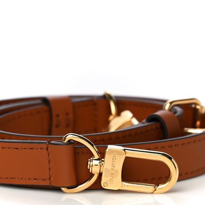 Louis Vuitton Calfskin Monogram Fold Tote PM Shoulder Strap Caramel 4 of 6