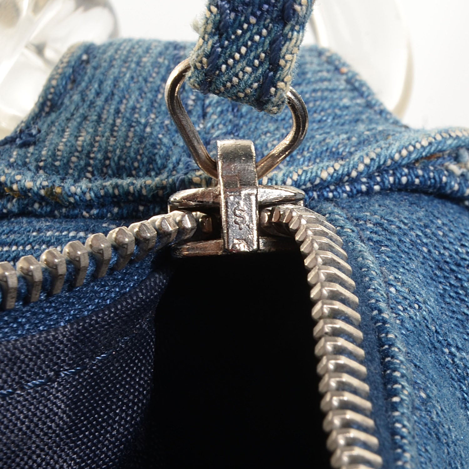Chanel Denim CC Hobo Dark Blue 8 of 9