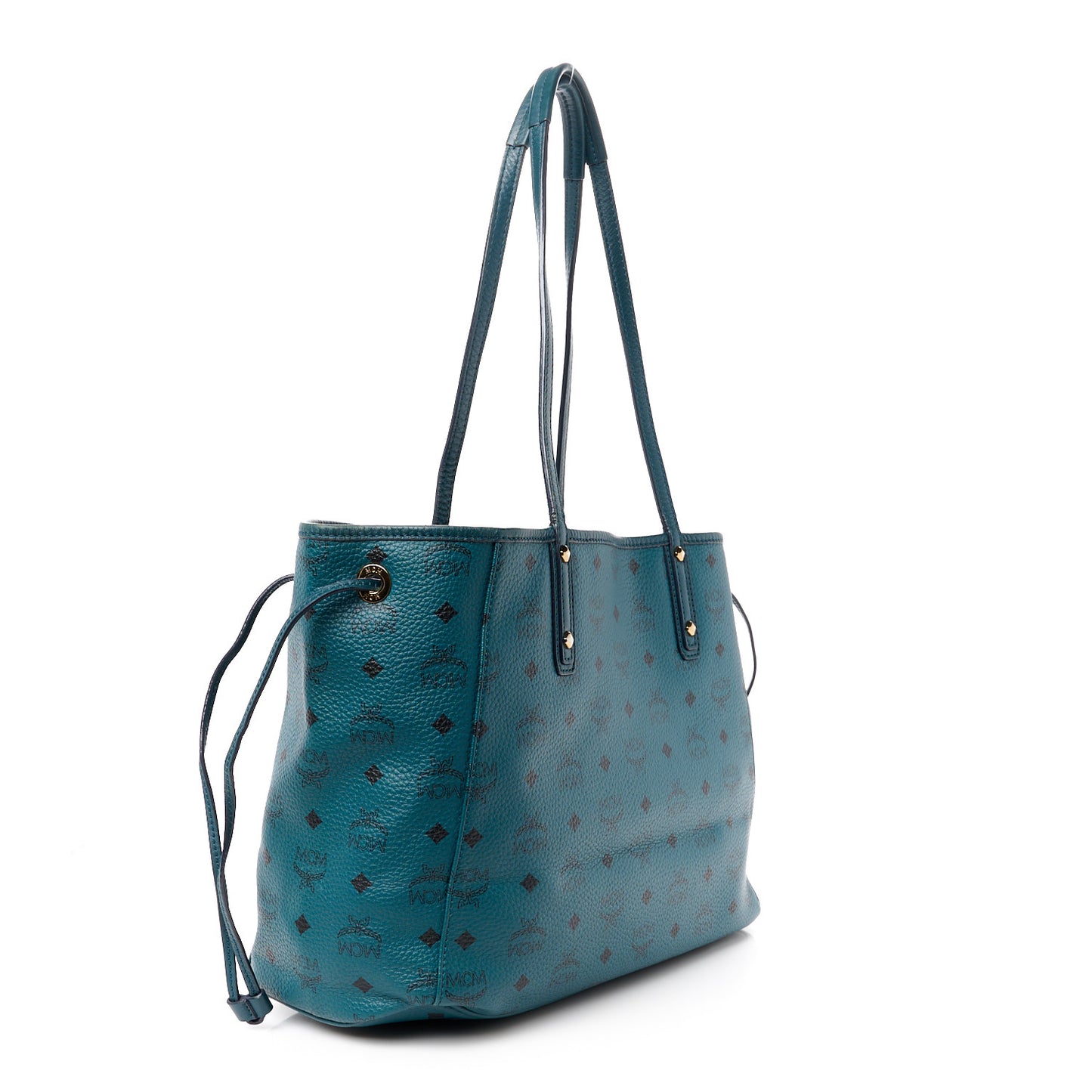 Visetos Medium Project Reversible Shopper Tote Blue