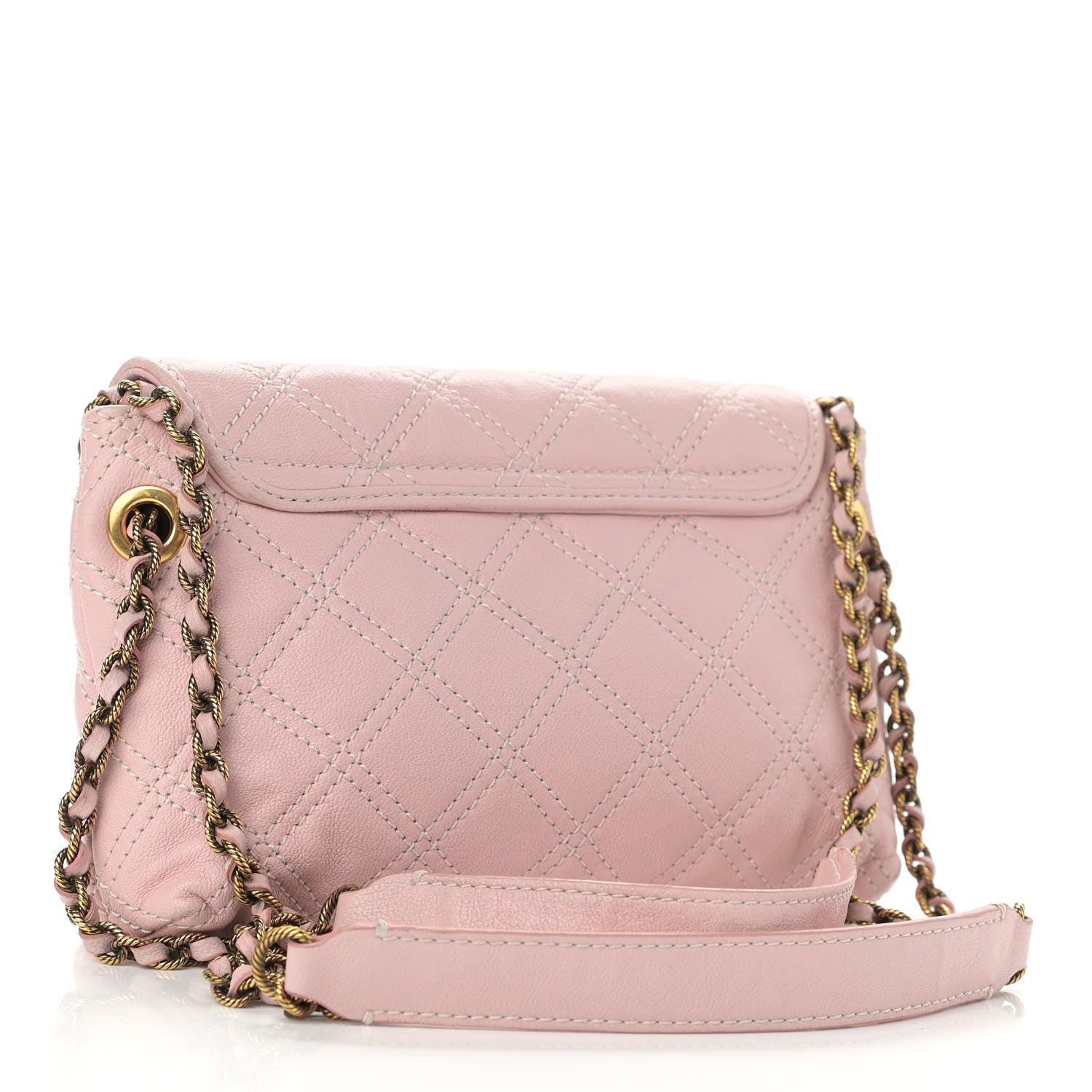 Marc Jacobs Lacquered Lambskin Baroque Single Flap Pink 3 of 12