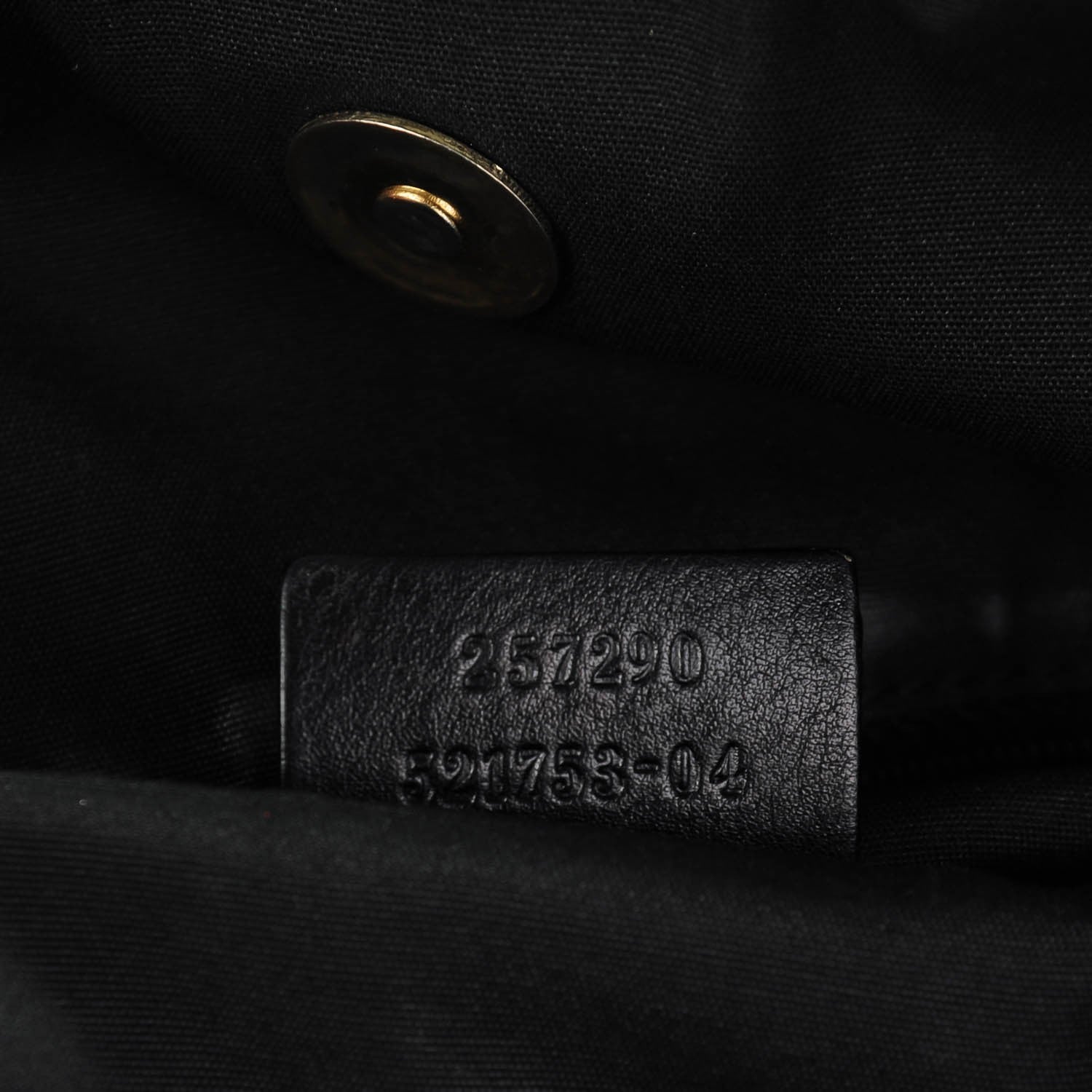 Gucci Calfskin Large Full Moon Tote Black 9 of 9