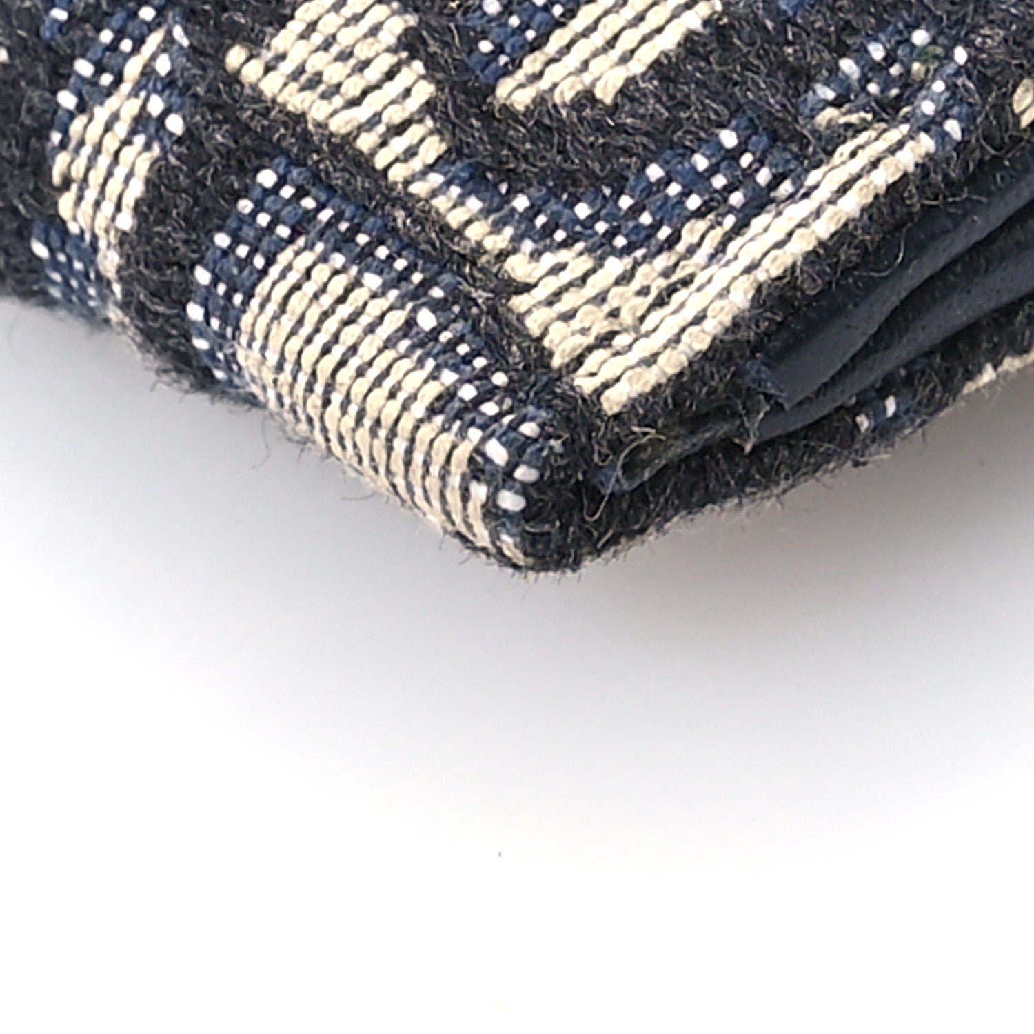 Christian Dior Oblique Saddle Chain Long Wallet Blue 10 of 10