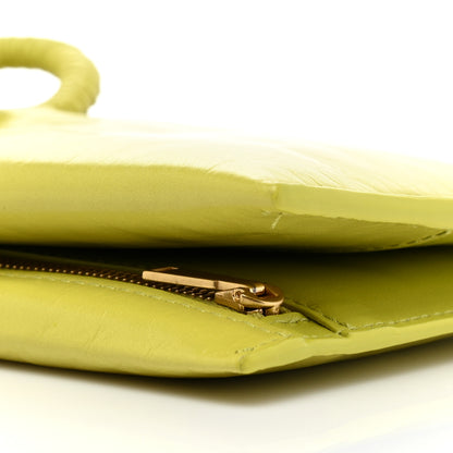 Bottega Veneta Nappa Bi-Fold Continental Wallet Kiwi Gold 9 of 9