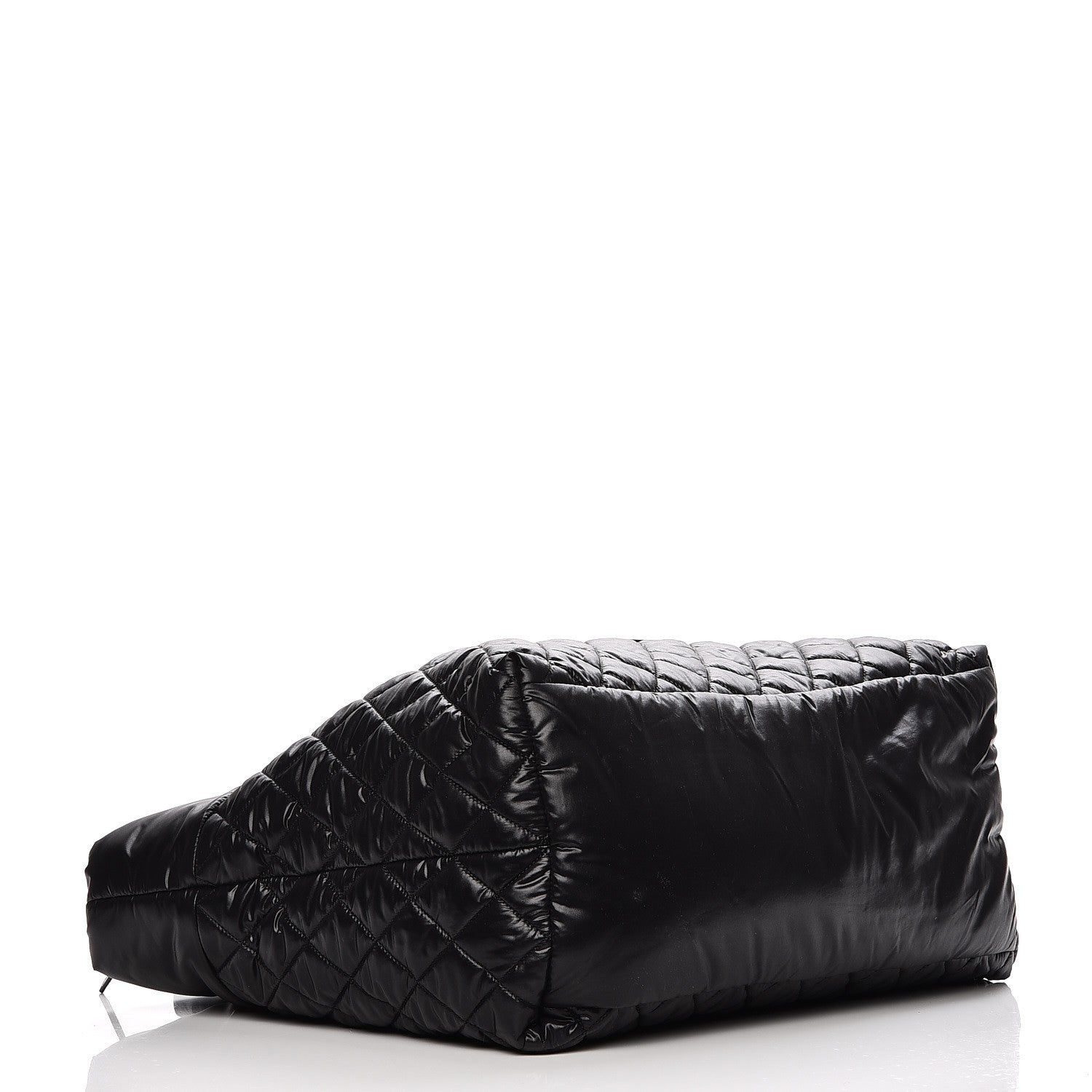 Chanel Nylon Quilted Large Coco Cocoon Tote Black 4 of 8