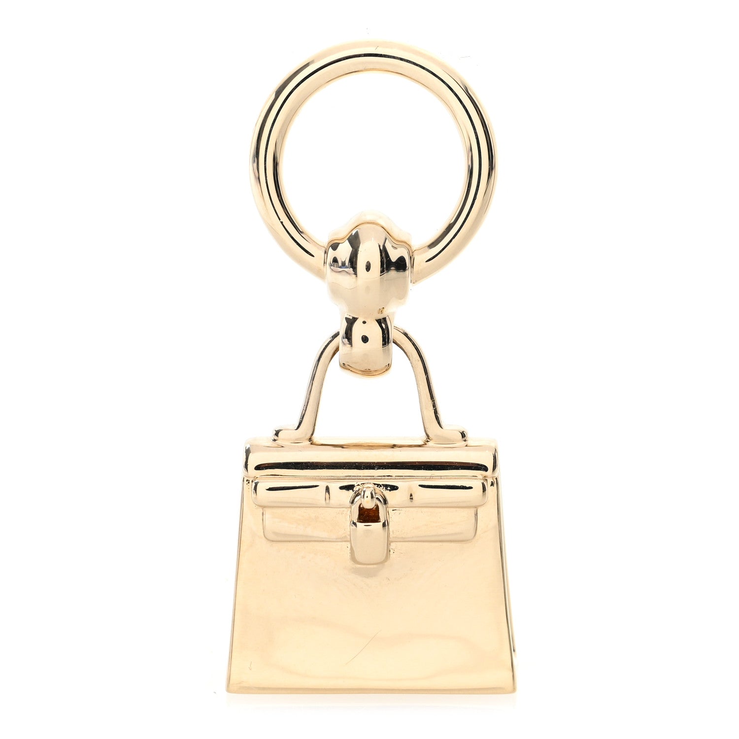Hermes Permabrass Mini Kelly Twilly Ring 1 of 3