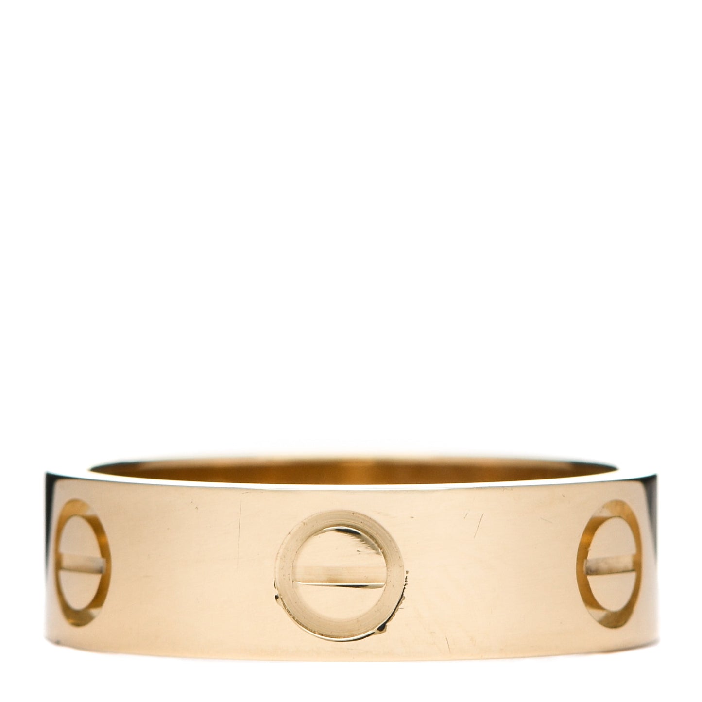 18K Yellow Gold 5.5mm LOVE Ring 53 6.5