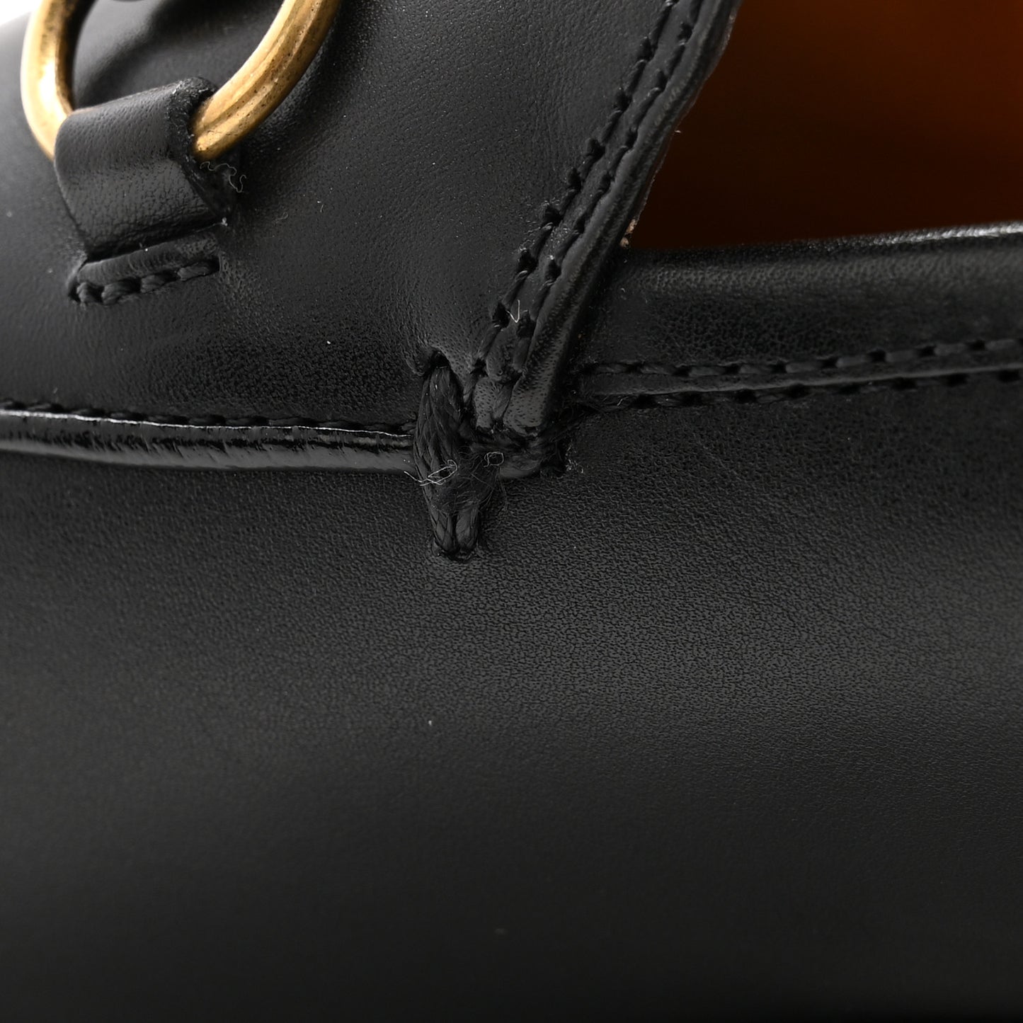 Calfskin Horsebit Womens Jordaan Loafers 39.5 Black