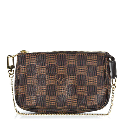 Louis Vuitton Damier Ebene Mini Pochette Accessories 1 of 8