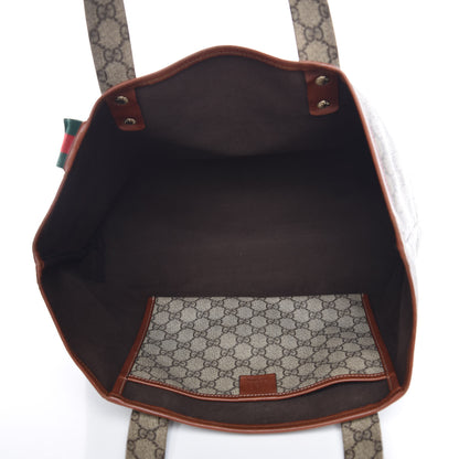 Gucci GG Plus Monogram Medium Signature Web Loop Tote Brown 5 of 8