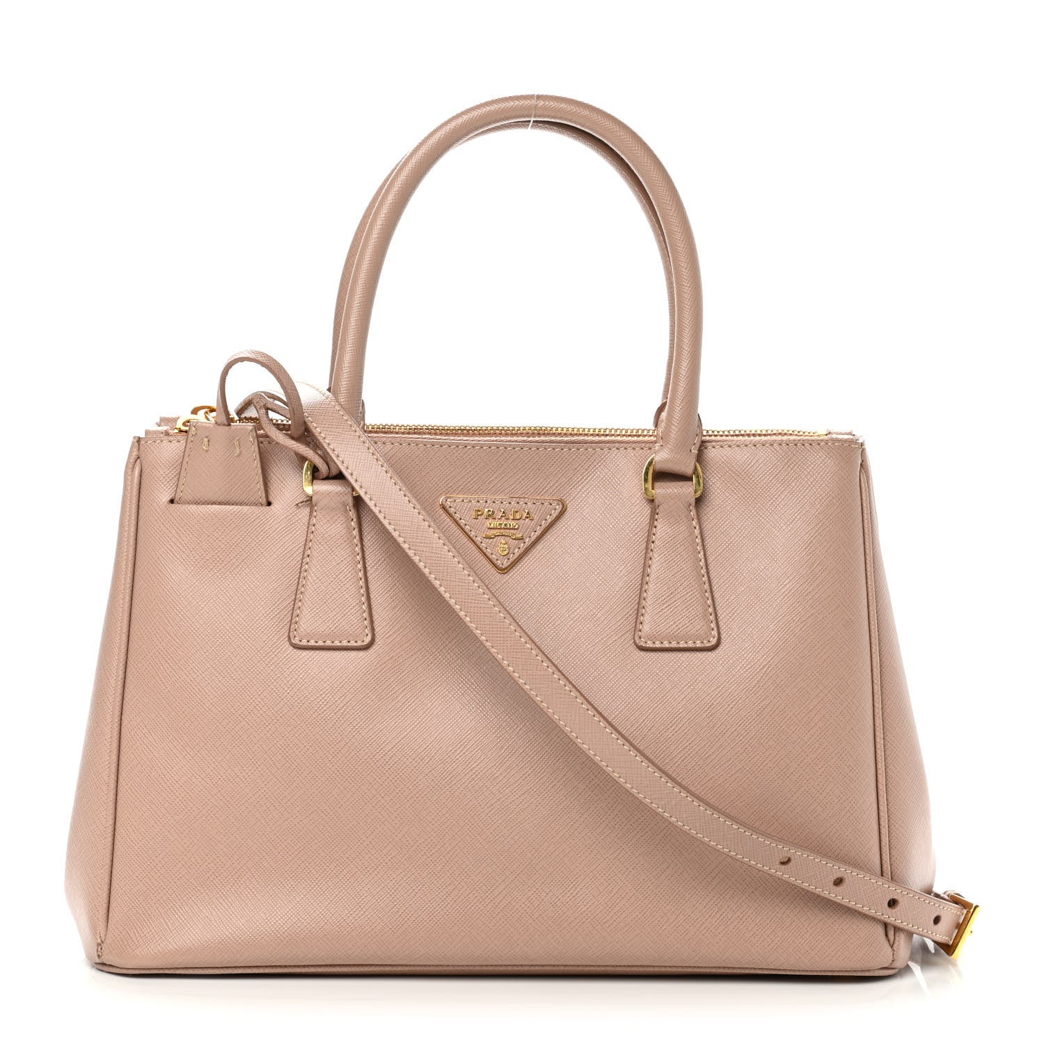 Prada Saffiano Small Galleria Double Zip Tote Cammeo 1 of 21