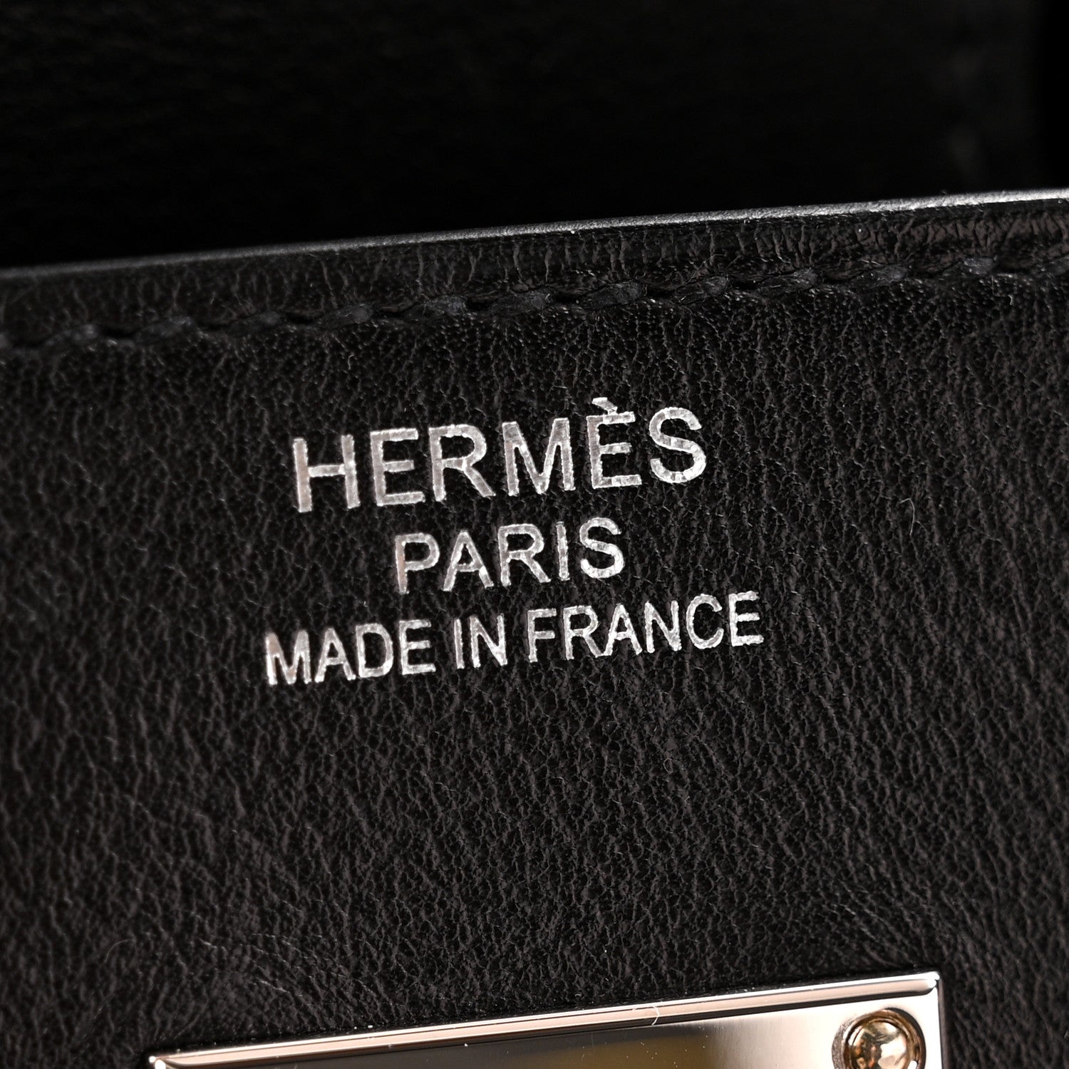 Hermes Veau Volupto Rock HAC Birkin 40 Black 6 of 17