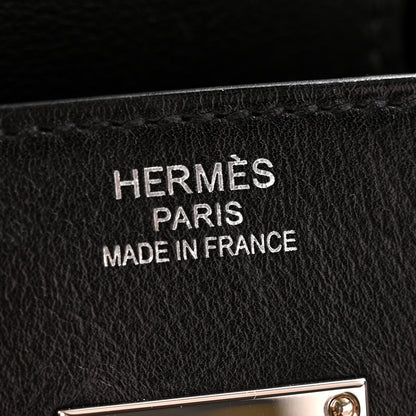 Hermes Veau Volupto Rock HAC Birkin 40 Black 6 of 17