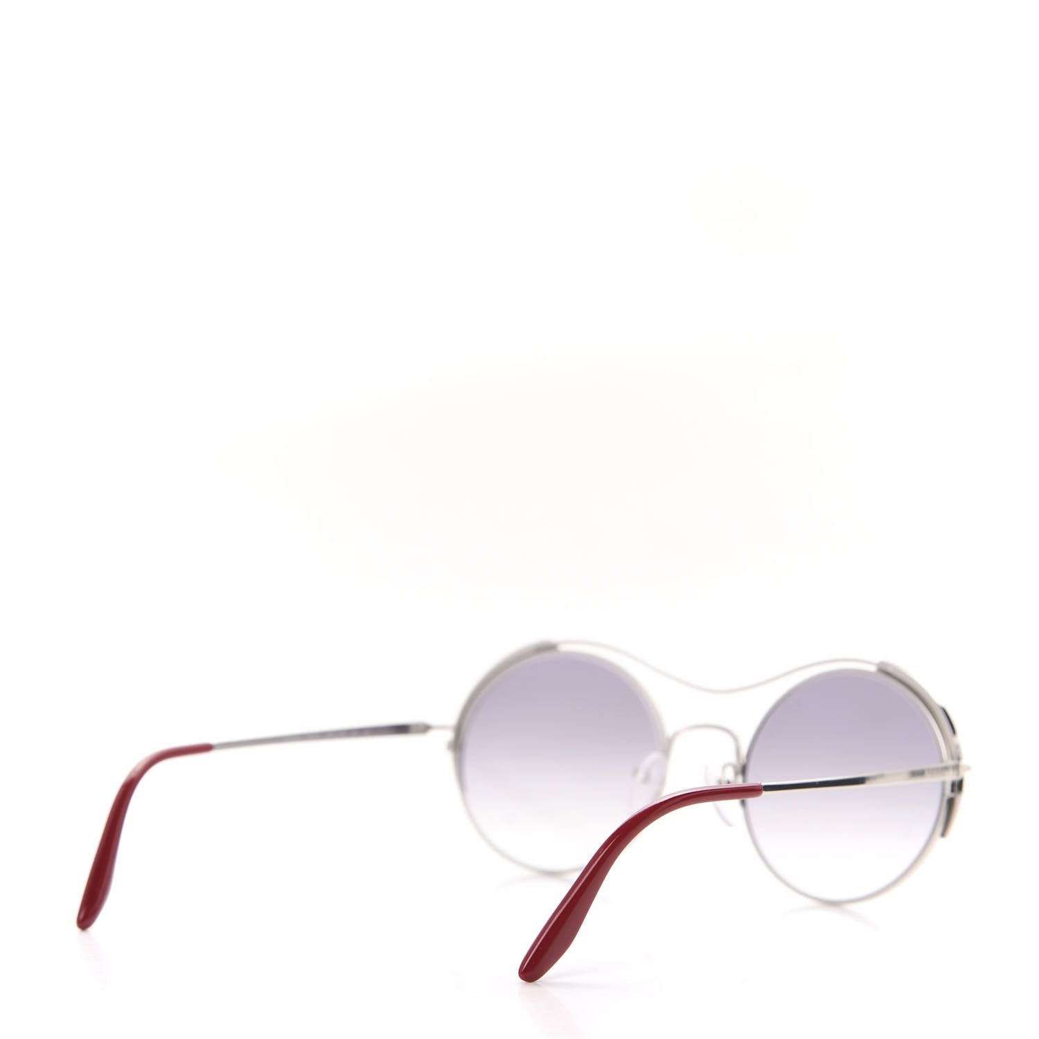 Prada Round Sunglasses SPR 55V Purple 4 of 7