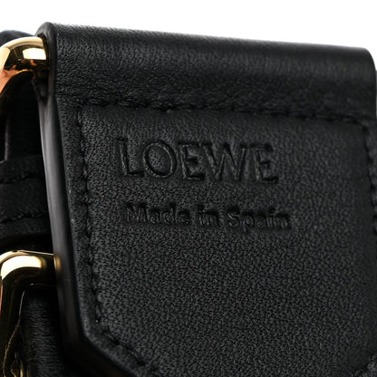 Loewe Calfskin Jacquard Webbing Anagram Strap Black 3 of 5