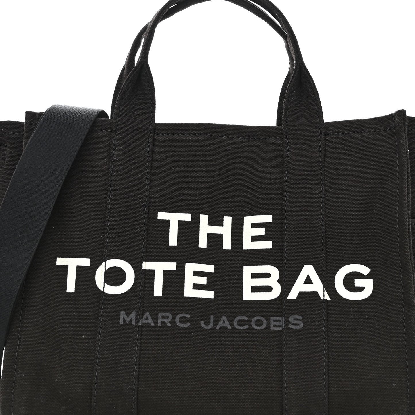 Cotton Canvas Medium The Tote Bag Black