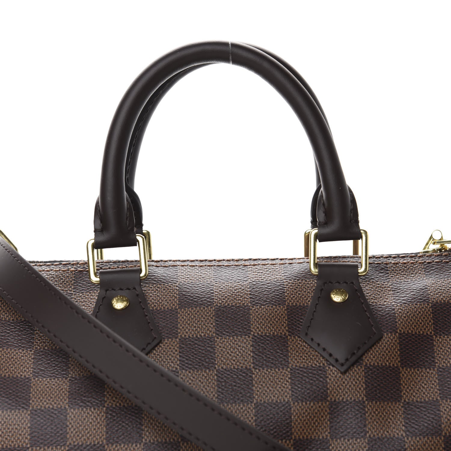 Louis Vuitton Damier Ebene Speedy Bandouliere 25 10 of 10