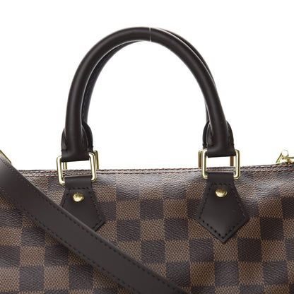 Louis Vuitton Damier Ebene Speedy Bandouliere 25 10 of 10