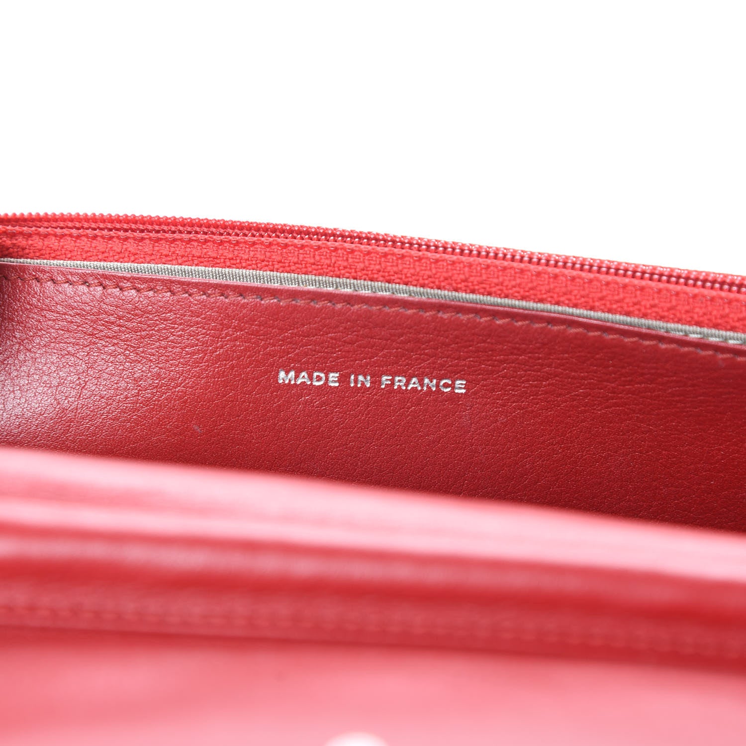 Chanel Patent Quilted Brilliant Wallet On Chain WOC Red 7 of 14