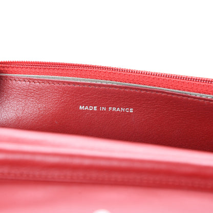 Chanel Patent Quilted Brilliant Wallet On Chain WOC Red 7 of 14